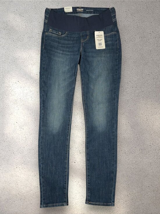 Signature by Levi Strauss Denim - Levi Strauss Signature Gold Baby Bump Skinny Jeans Women’s XS Blue Maternity NWT